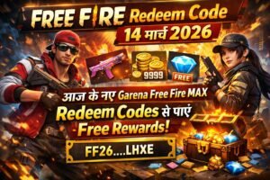 Free Fire Redeem Code 14 March 2026